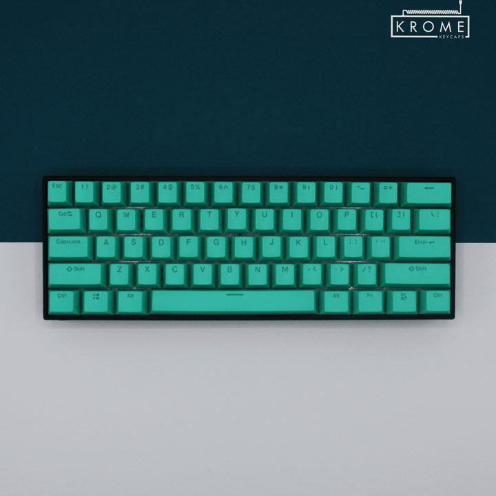 100/80/60% - ISO/ANSI - Create Your Own Standard - Dual Colour Way Krome Keycaps LTD 100/80/60, Multicolour