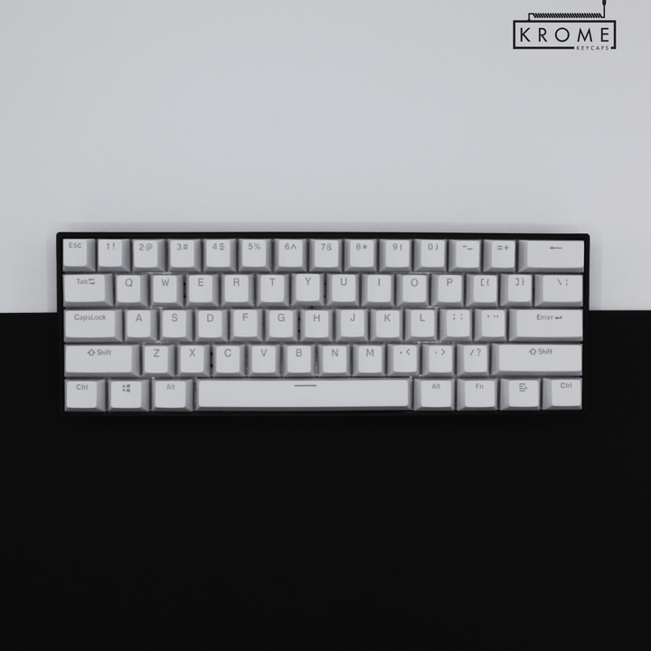 100/80/60% - ISO/ANSI - Create Your Own Standard - Dual Colour Way Krome Keycaps LTD 100/80/60, Multicolour
