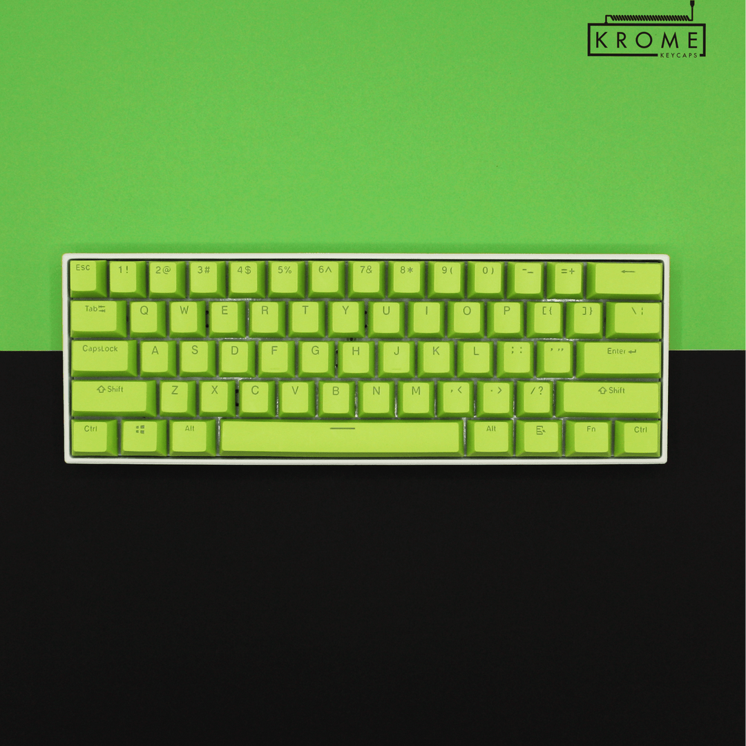 100/80/60% - ISO/ANSI - Create Your Own Standard - Dual Colour Way Krome Keycaps LTD 100/80/60, Multicolour