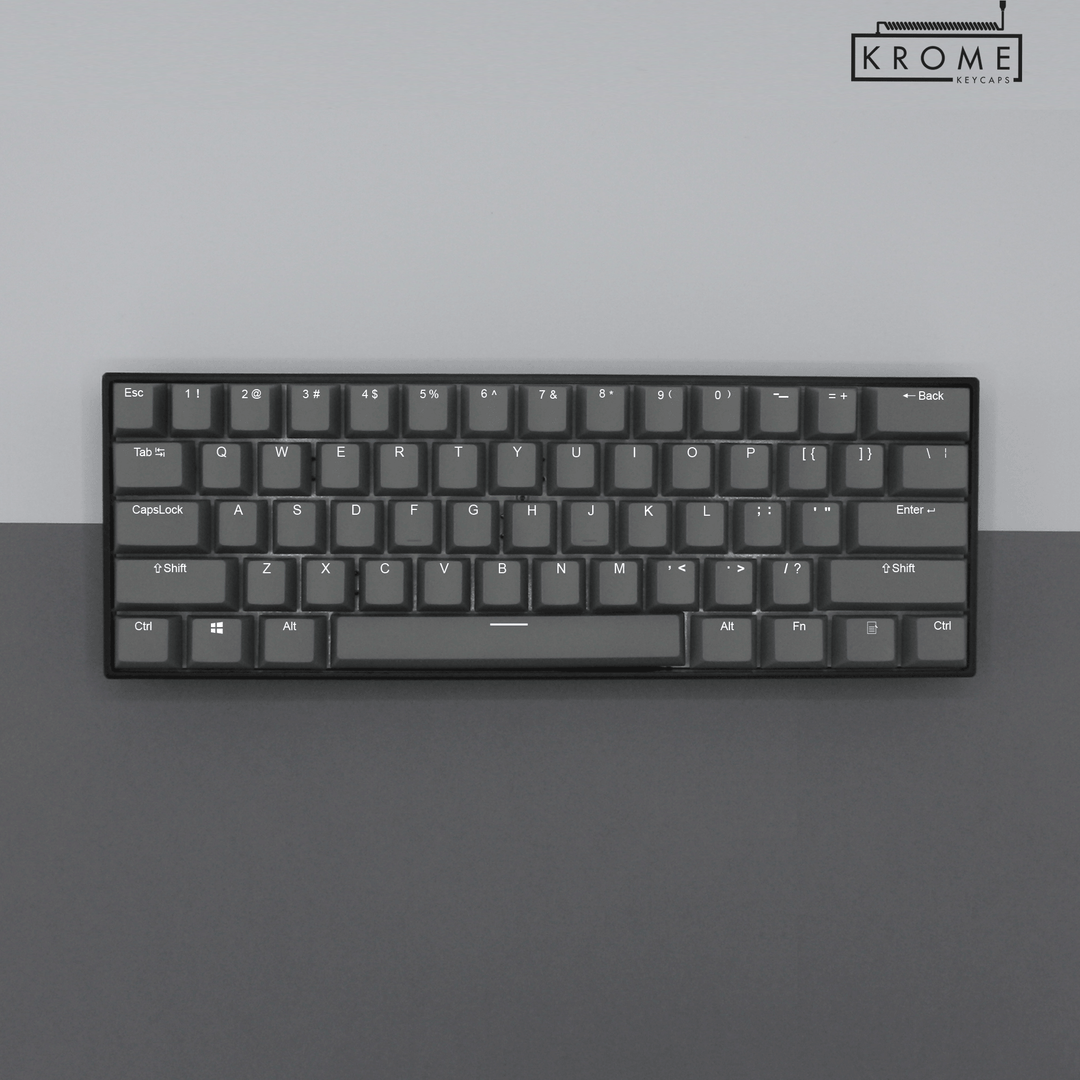 100/80/60% - ISO/ANSI - Create Your Own Standard - Dual Colour Way Krome Keycaps LTD 100/80/60, Multicolour