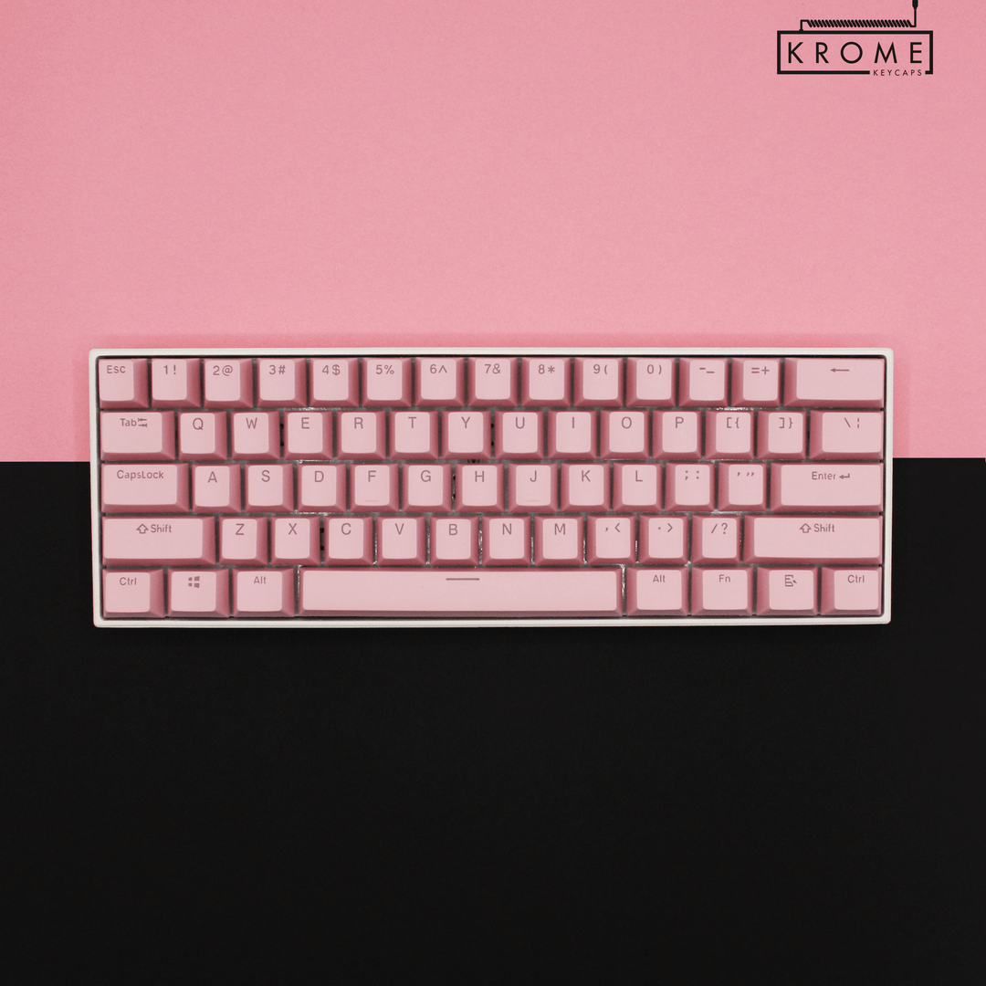 100/80/60% - ISO/ANSI - Create Your Own Standard - Dual Colour Way Krome Keycaps LTD 100/80/60, Multicolour