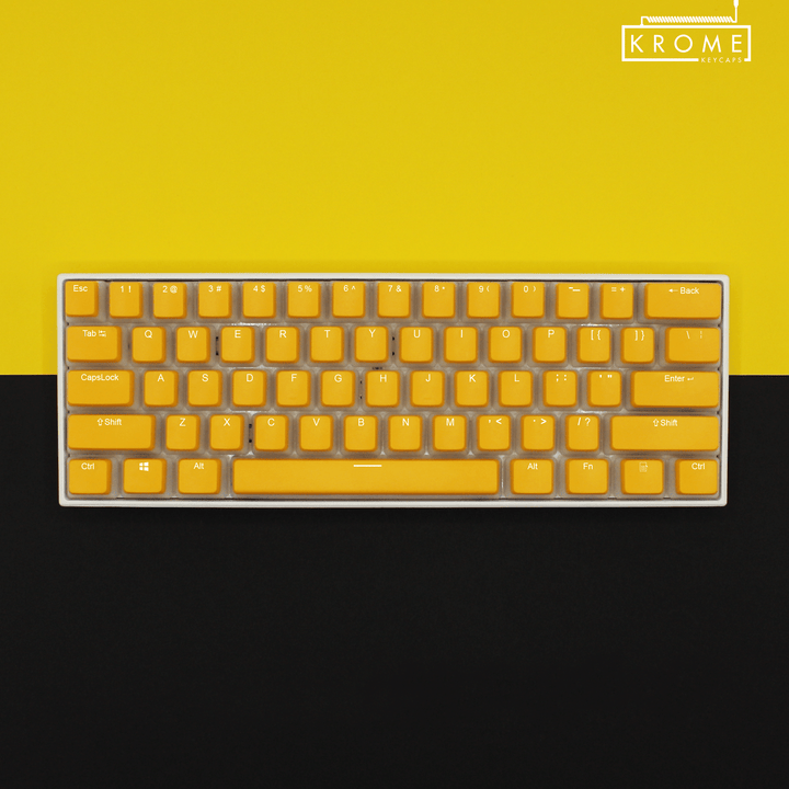65% - ISO/ANSI - Create Your Own Pudding - Dual Colour Way - kromekeycaps