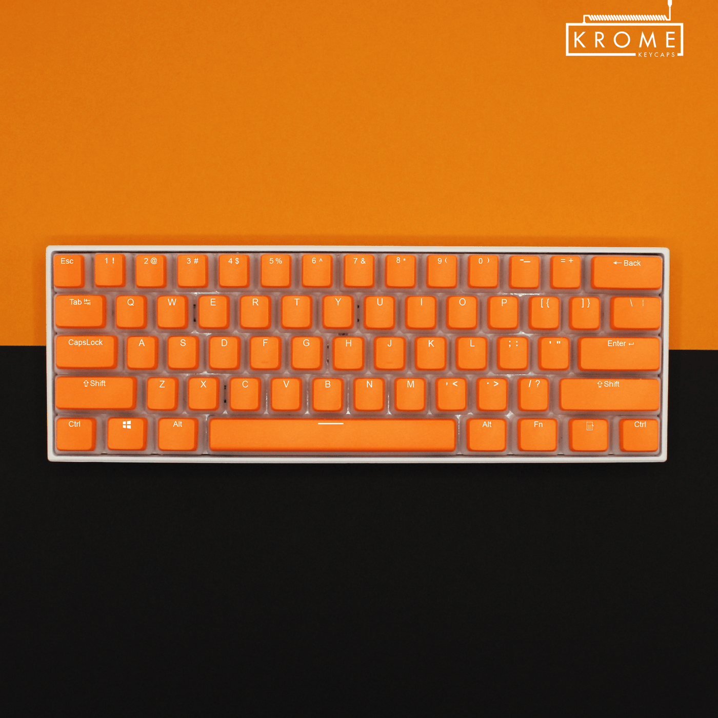 75% - ISO/ANSI - Create Your Own Pudding - Dual Colour Way - kromekeycaps