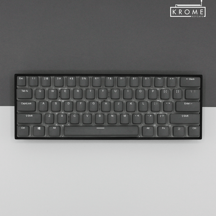 96% - ISO/ANSI - Create Your Own Pudding - Dual Colour Way Krome Keycaps LTD 96/75/65, Pudding Multi, Pudding Single