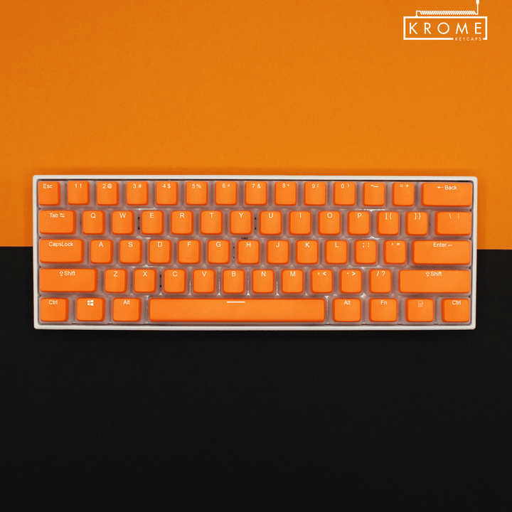 96% - ISO/ANSI - Create Your Own Pudding - Dual Colour Way - kromekeycaps