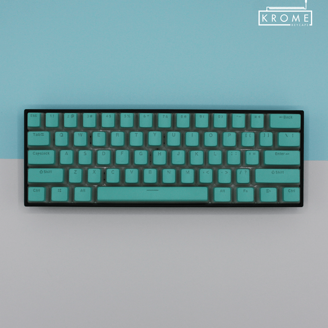 96% - ISO/ANSI - Create Your Own Pudding - Dual Colour Way Krome Keycaps LTD 96/75/65, Pudding Multi, Pudding Single