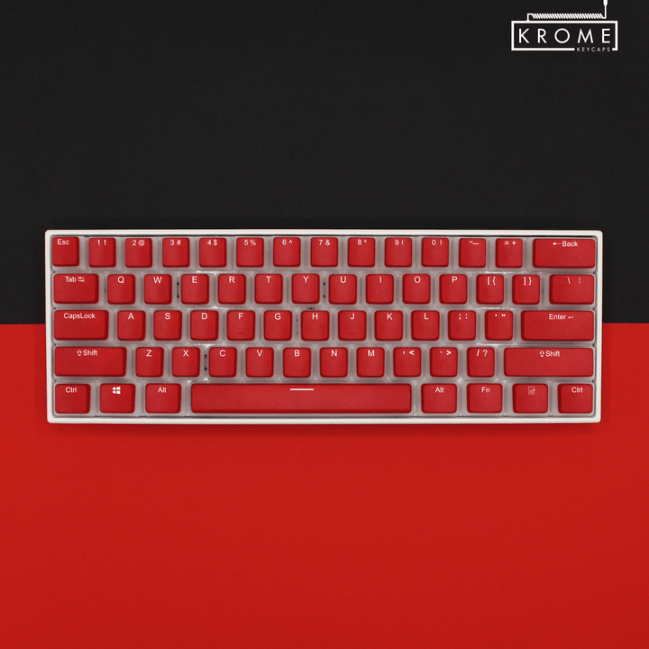 96% - ISO/ANSI - Create Your Own Pudding - Dual Colour Way Krome Keycaps LTD 96/75/65, Pudding Multi, Pudding Single