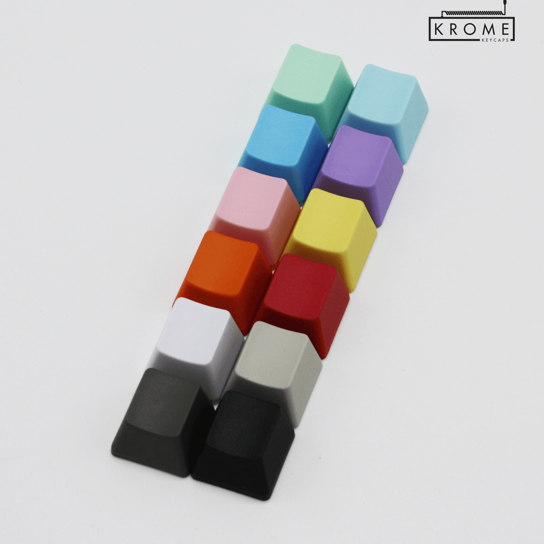 Individual Blank PBT Keycaps - Any Row – Krome Keycaps LTD