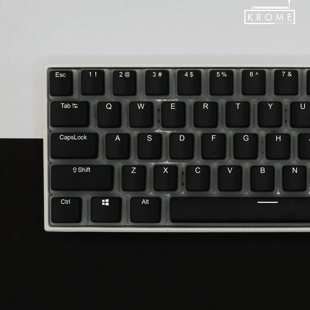 Black Backlit PBT Pudding Keycaps Krome Keycaps LTD Pudding Single