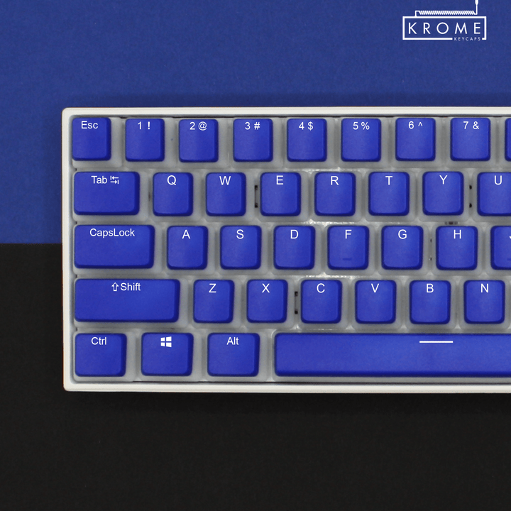 Dark Blue Backlit PBT Pudding Keycaps Krome Keycaps LTD Pudding Single