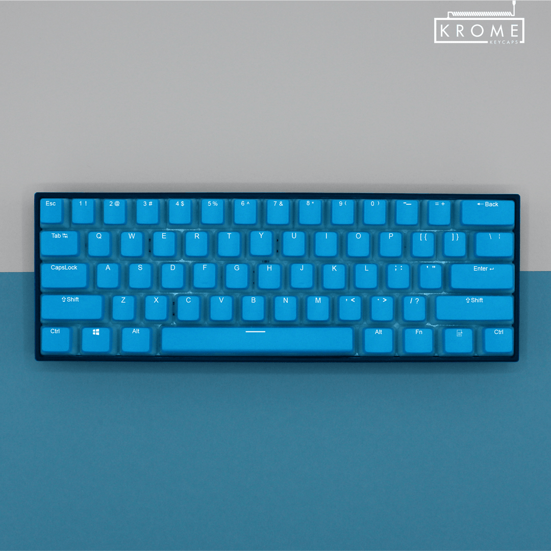 Blue Backlit PBT Pudding Keycaps Krome Keycaps LTD Pudding Single