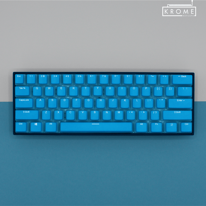 Blue Backlit PBT Pudding Keycaps Krome Keycaps LTD Pudding Single