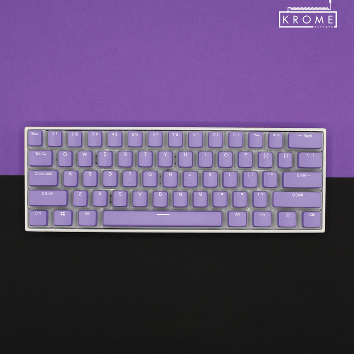 Purple Backlit PBT Pudding Keycaps Krome Keycaps LTD Pudding Single
