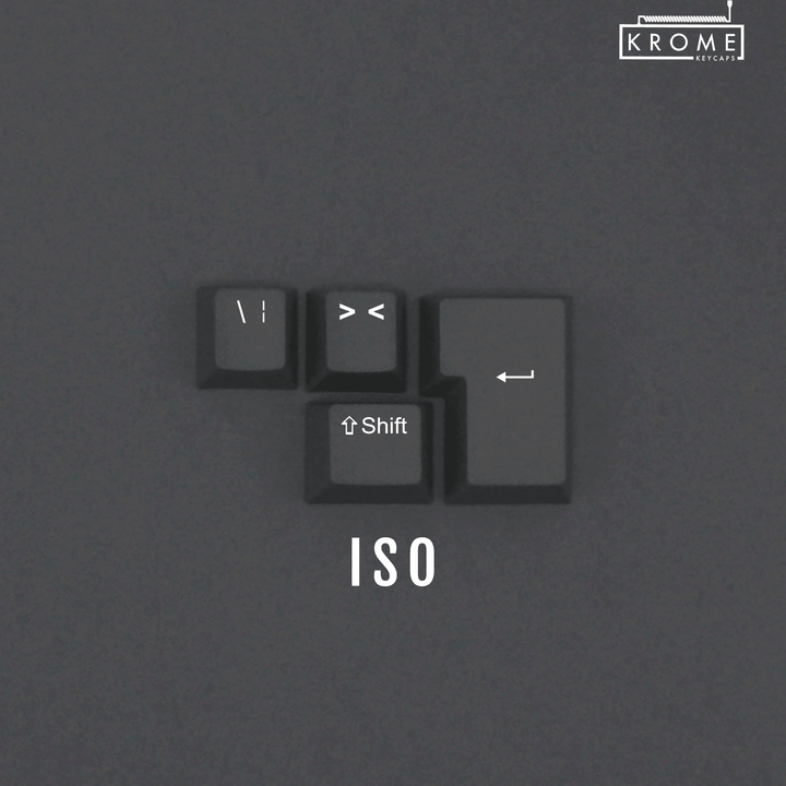 ANSI/ISO - Standard Conversion Kits - Grey - kromekeycaps