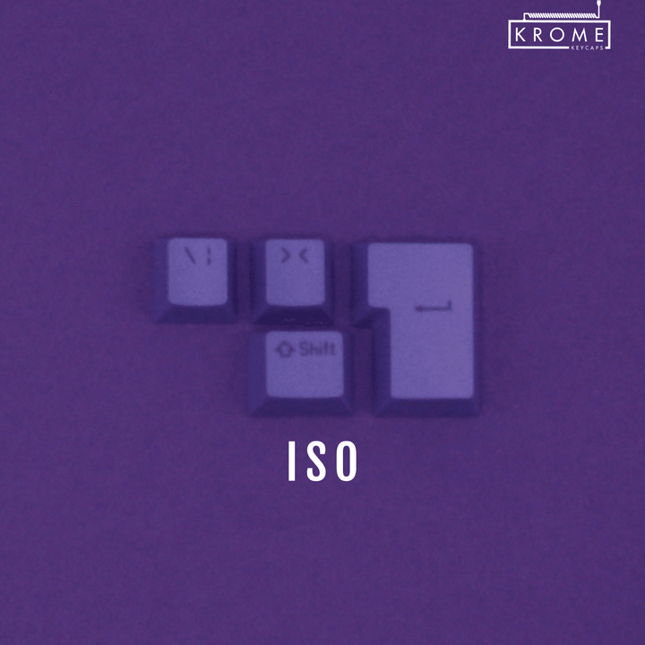 ANSI/ISO - Standard Conversion Kits - Purple - kromekeycaps