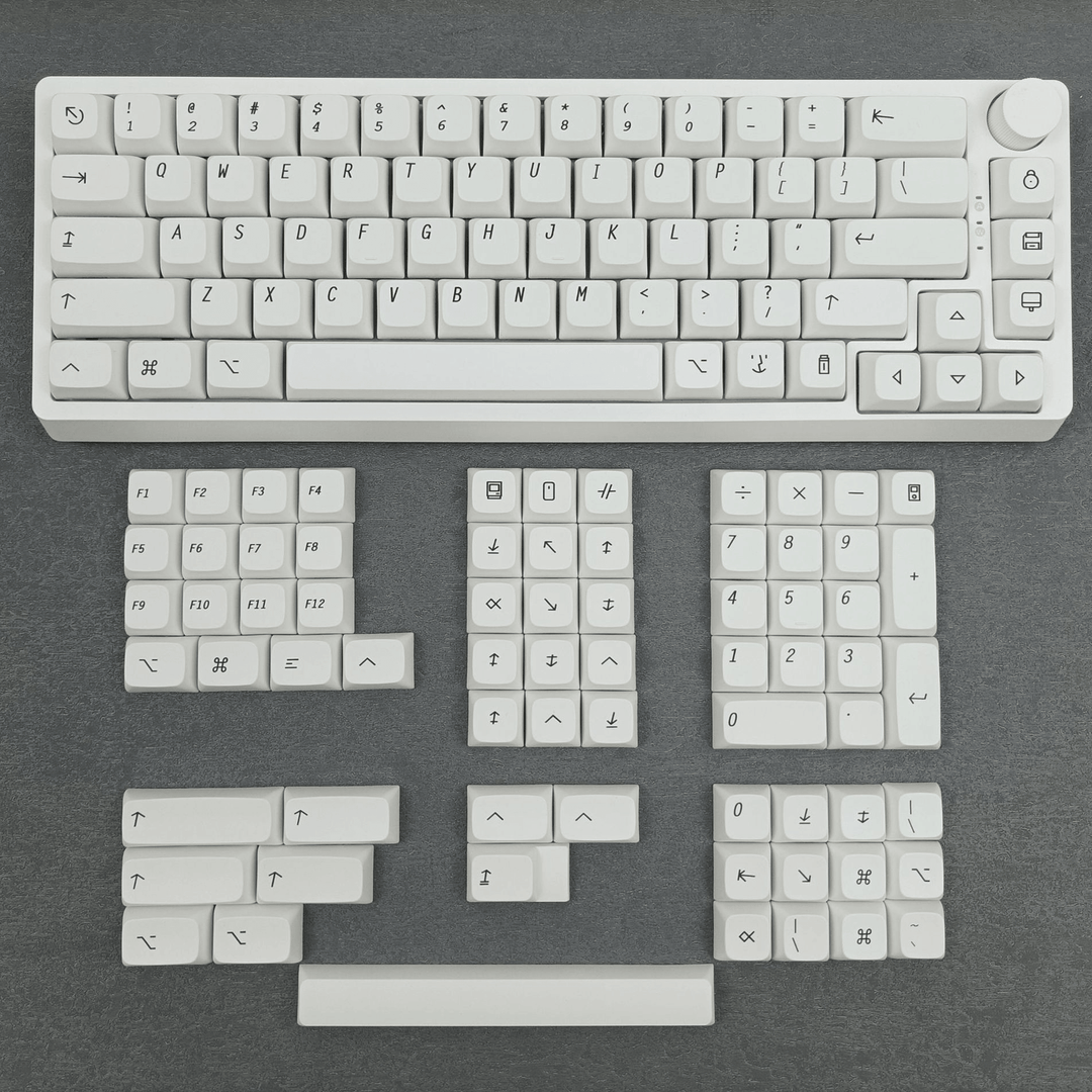 Apple - XDA - 137 Keycaps Krome Keycaps LTD dyesub