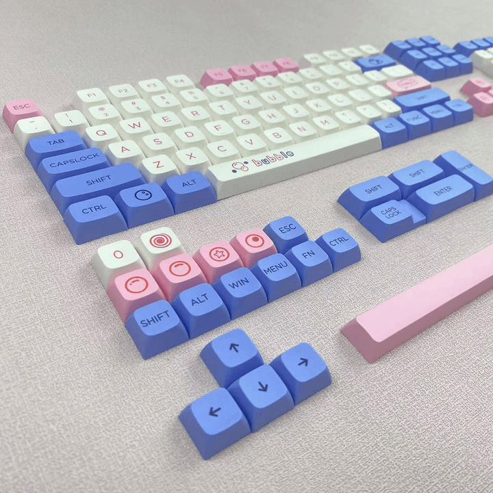 Bubbles - XDA - 127 Keycaps - kromekeycaps