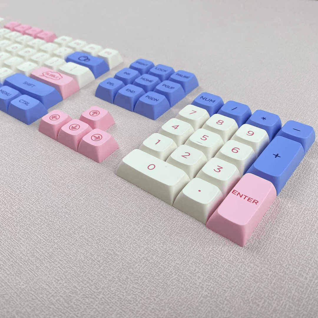 Bubbles - XDA - 127 Keycaps - kromekeycaps