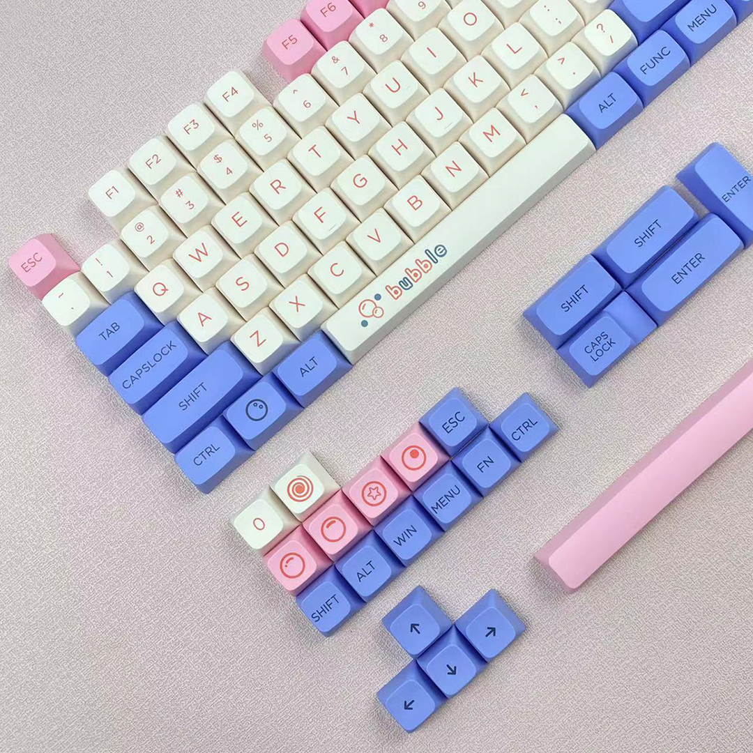 Bubbles - XDA - 127 Keycaps Krome Keycaps LTD dyesub