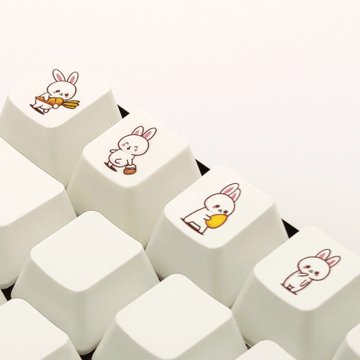 Bunny Collection Custom Keycaps Krome Keycaps LTD Individual Keycaps
