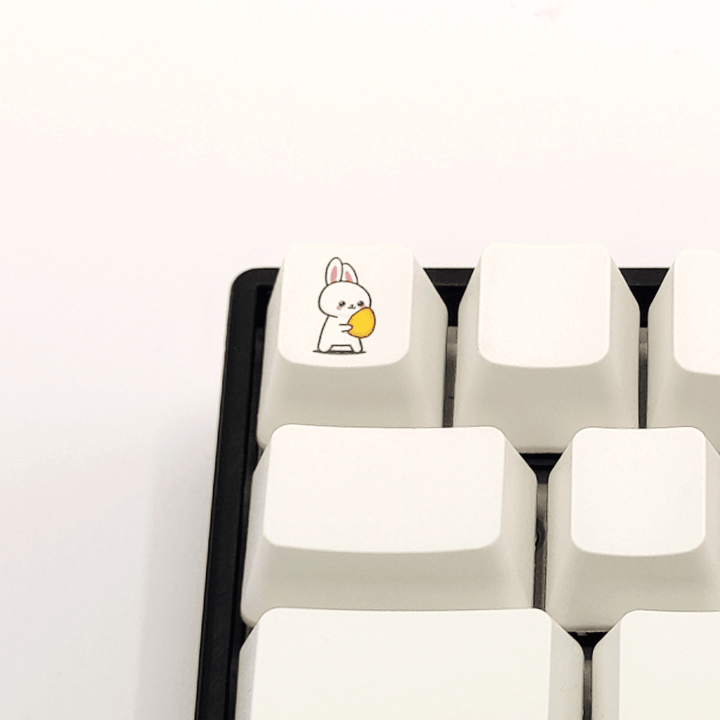 Bunny Collection Custom Keycaps - kromekeycaps