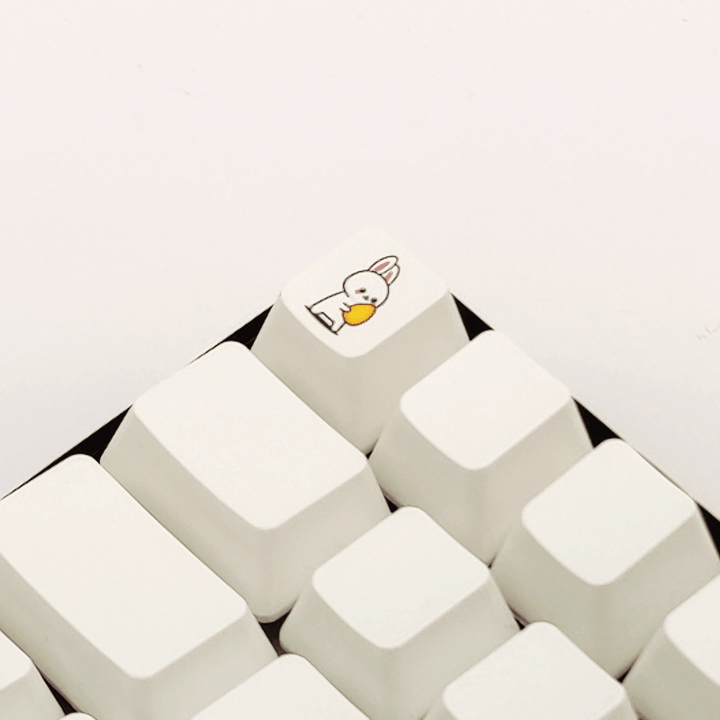 Bunny Collection Custom Keycaps - kromekeycaps