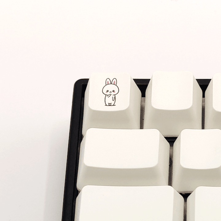 Bunny Custom Keycap Krome Keycaps LTD Individual Keycaps