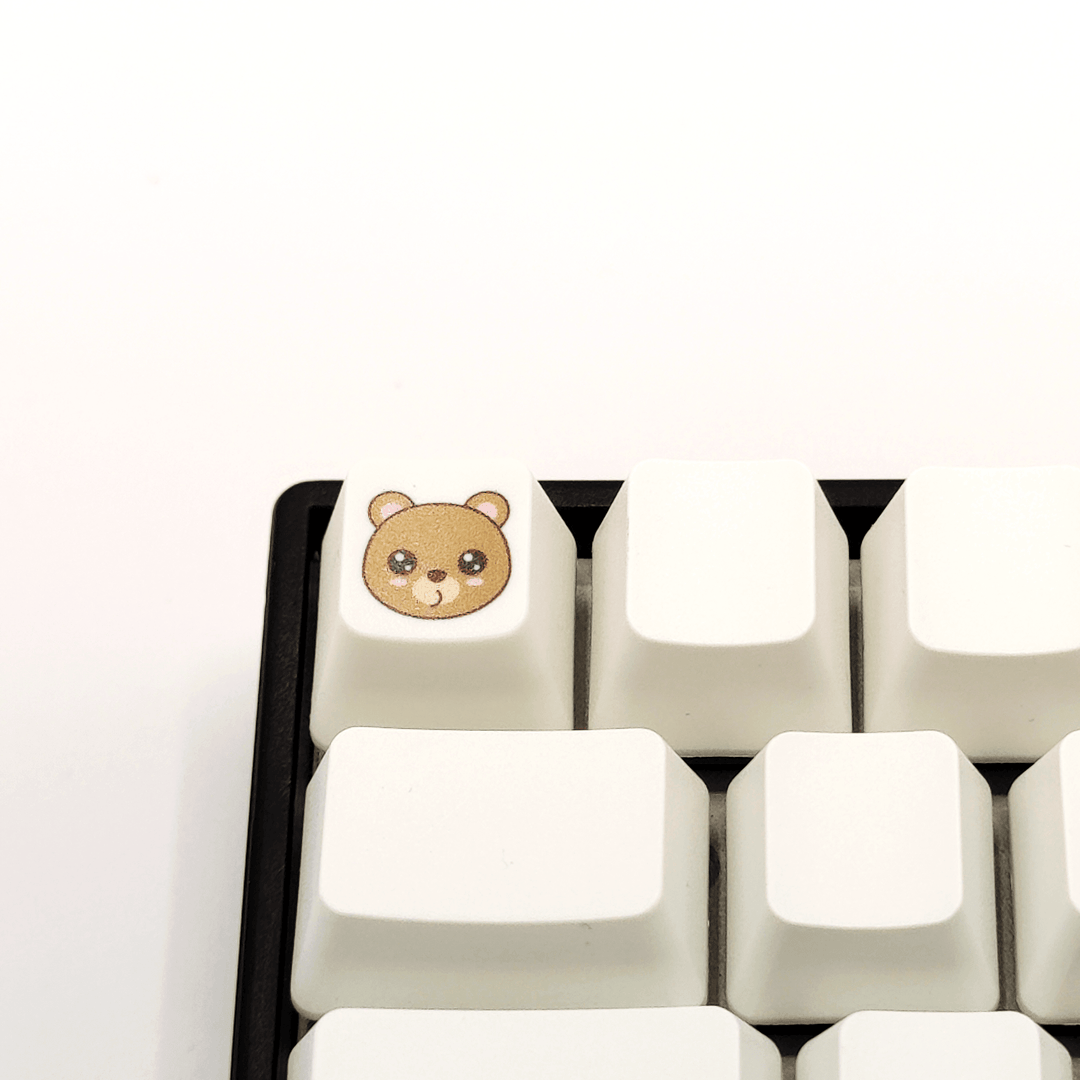 Cute Bear Custom Keycap - kromekeycaps