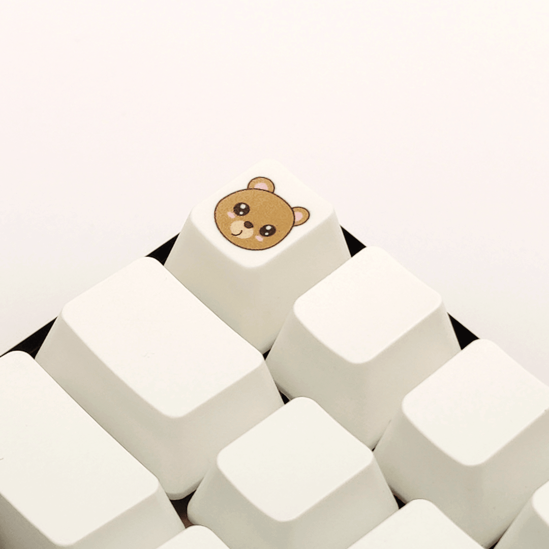 Cute Bear Custom Keycap – Krome Keycaps LTD