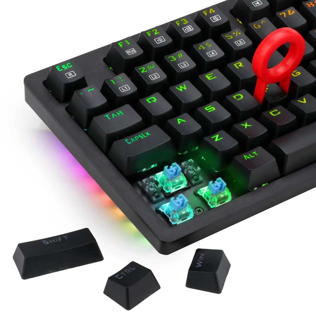 100% - K610 RGB Krome Keycaps LTD keyboard