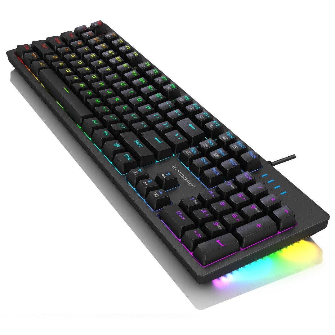 100% - K610 RGB Krome Keycaps LTD keyboard