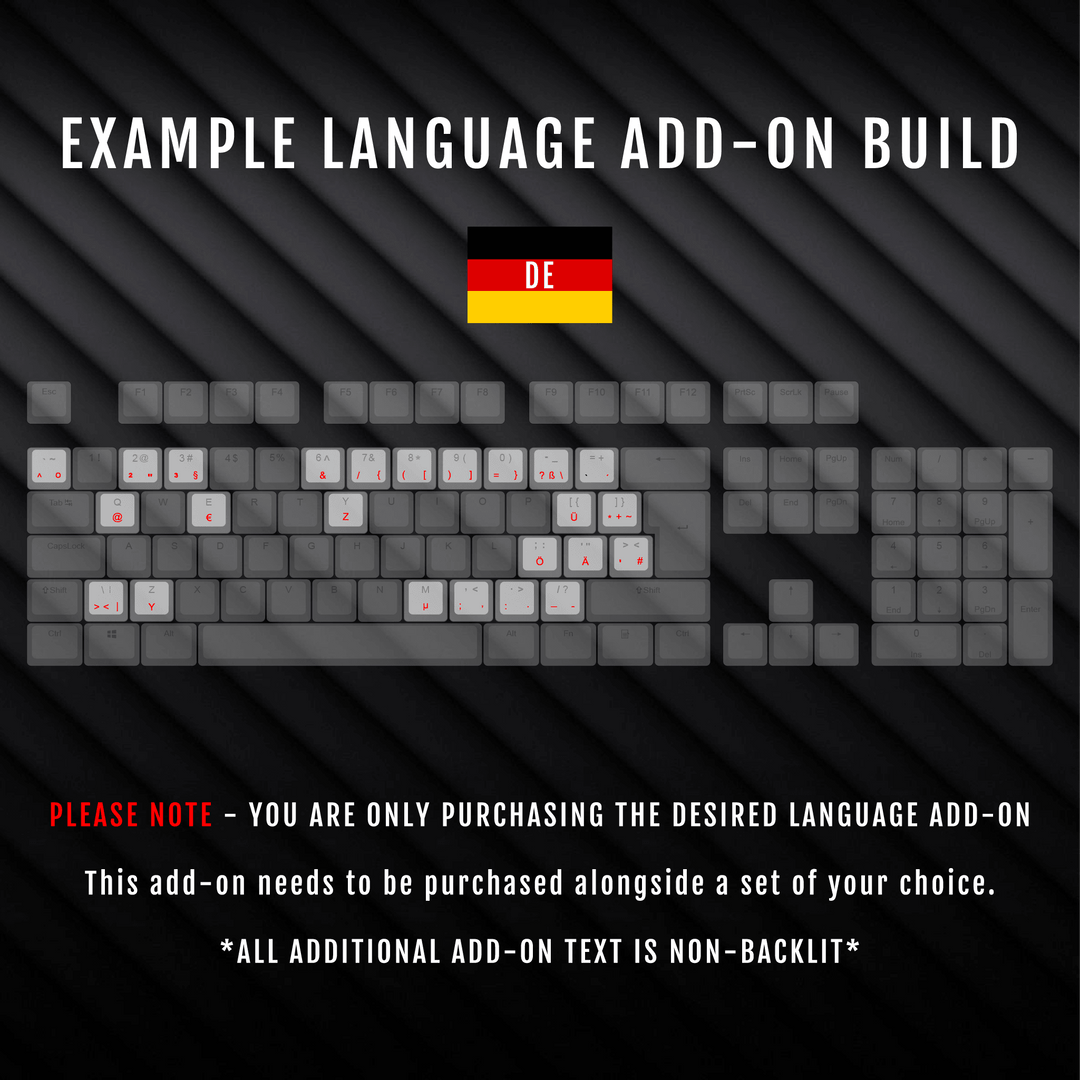 Language Addon - kromekeycaps