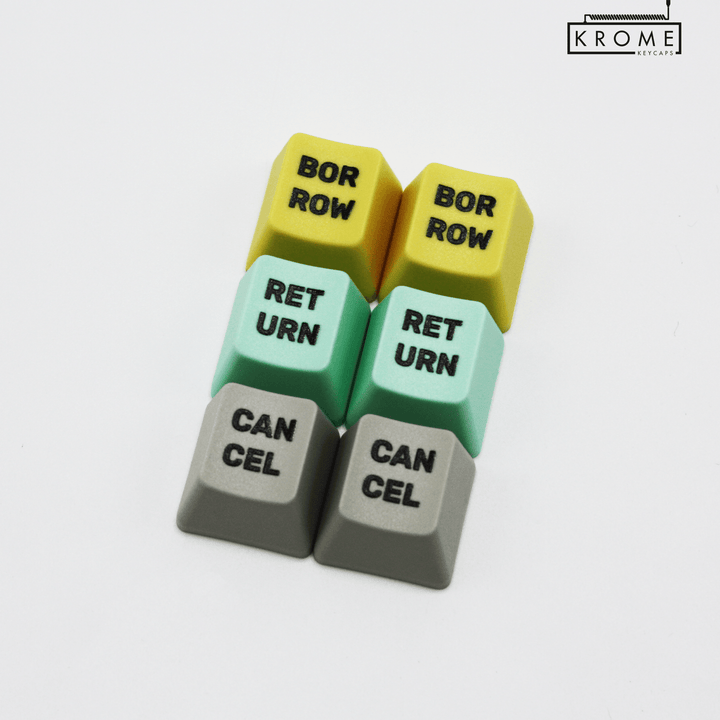 Customise Your Own OEM PBT Keycaps - Any Row Krome Keycaps LTD CYO Individual Keycaps