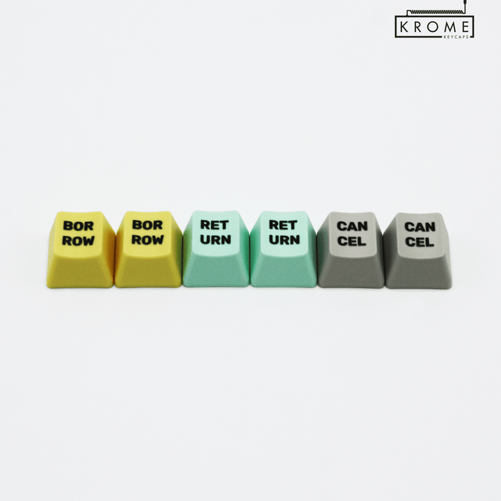 Customise Your Own PBT Keycaps - Any Row - kromekeycaps