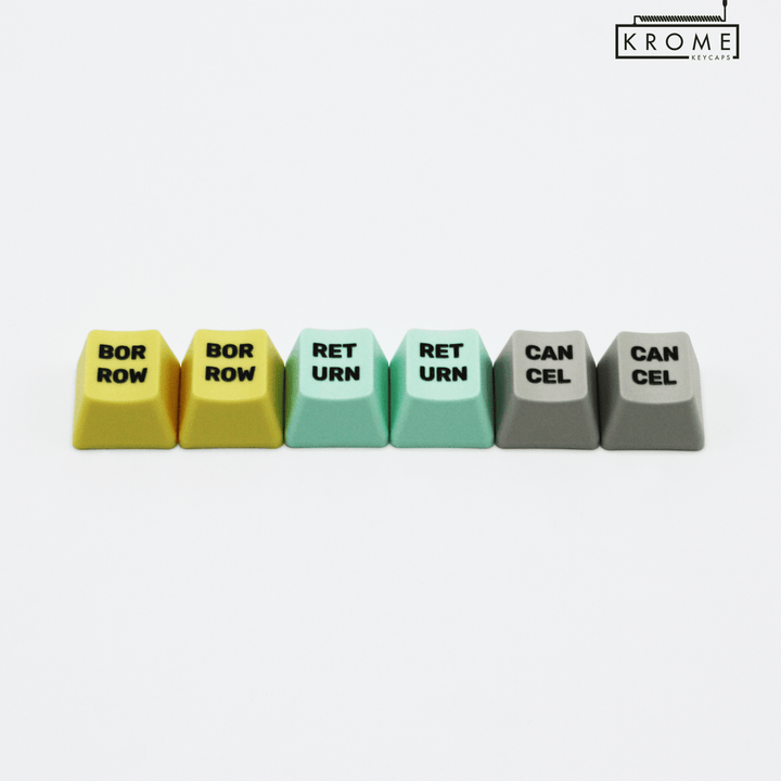 Customise Your Own OEM PBT Keycaps - Any Row Krome Keycaps LTD CYO Individual Keycaps