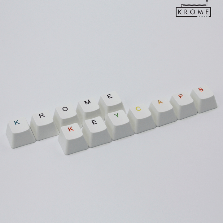 Customise Your Own PBT Keycaps - Any Row - kromekeycaps