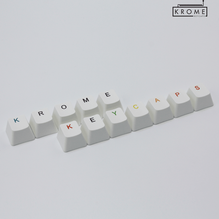 Customise Your Own OEM PBT Keycaps - Any Row Krome Keycaps LTD CYO Individual Keycaps