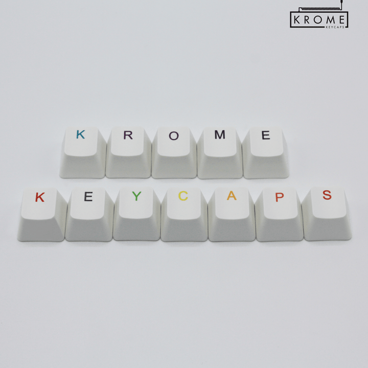 Customise Your Own PBT Keycaps - Any Row - kromekeycaps