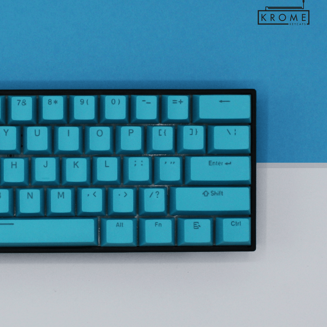 Blue Backlit PBT Keycaps Krome Keycaps LTD Single Colour, USA