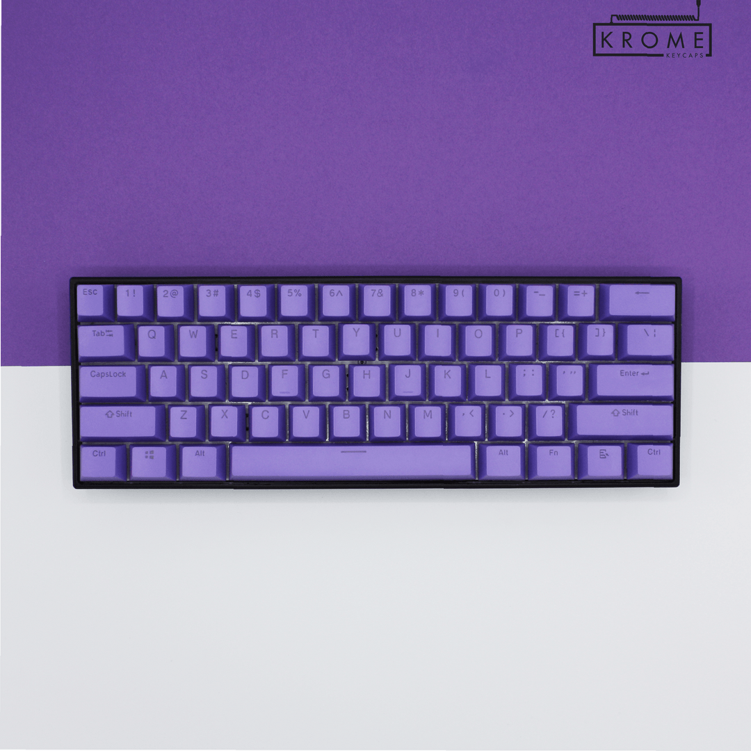 Purplae Keycaps Purple Backlit PBT Keycaps – Krome Keycaps LTD