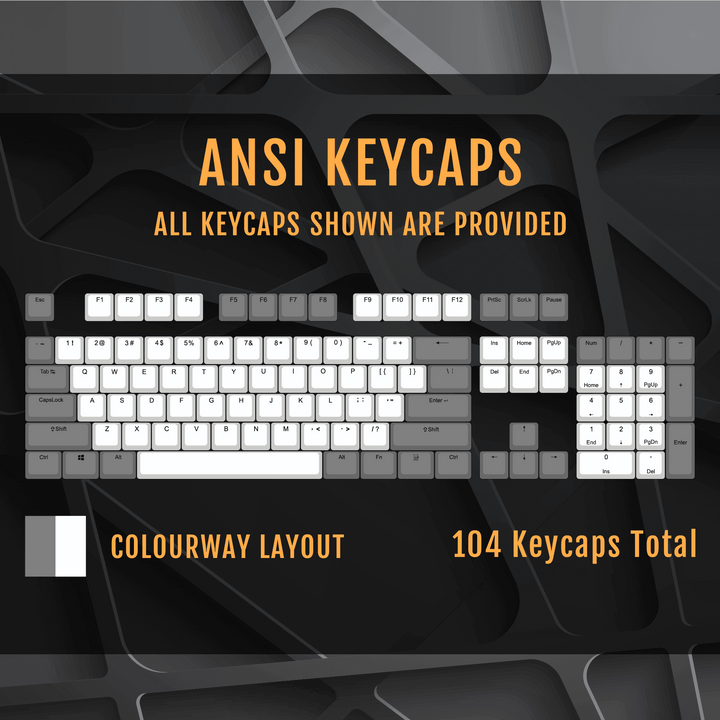 ISO/ANSI - Standard Black & Green PBT Keycaps Krome Keycaps LTD Multicolour