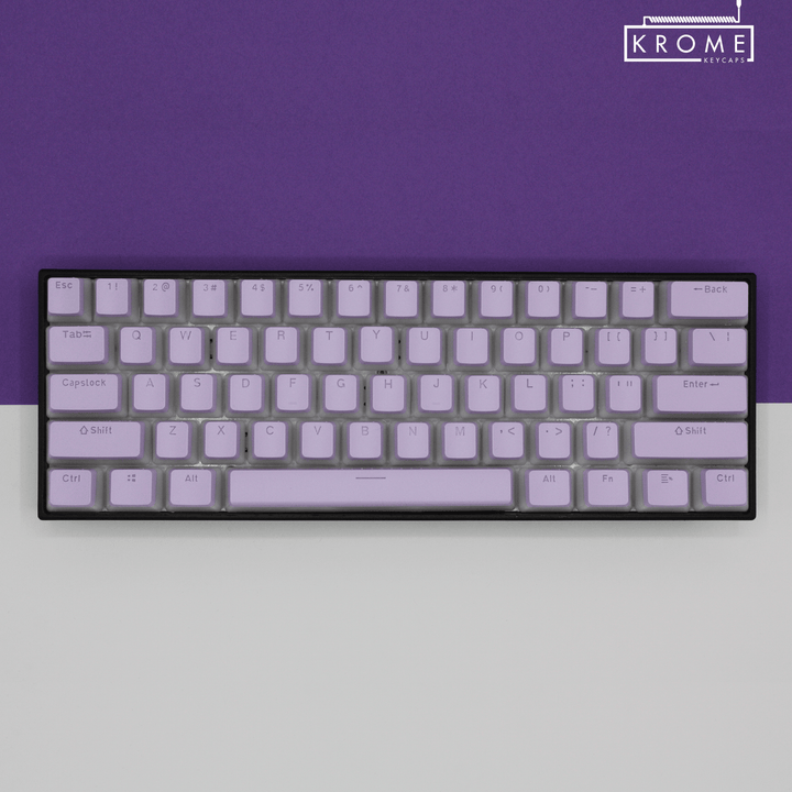 Lilac Backlit PBT Pudding Keycaps Krome Keycaps LTD Pudding Single