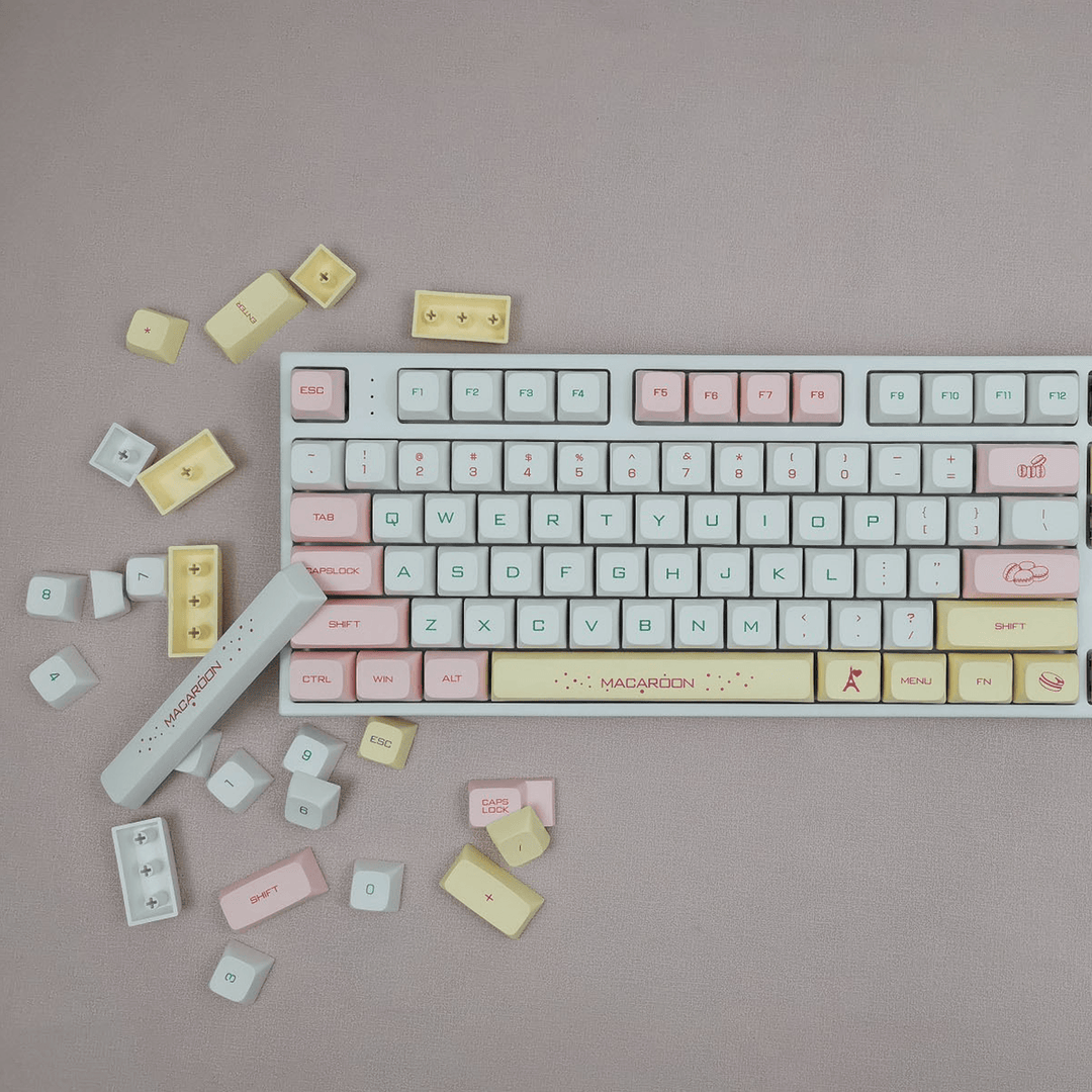 Macaroons - XDA - 125 Keycaps - kromekeycaps