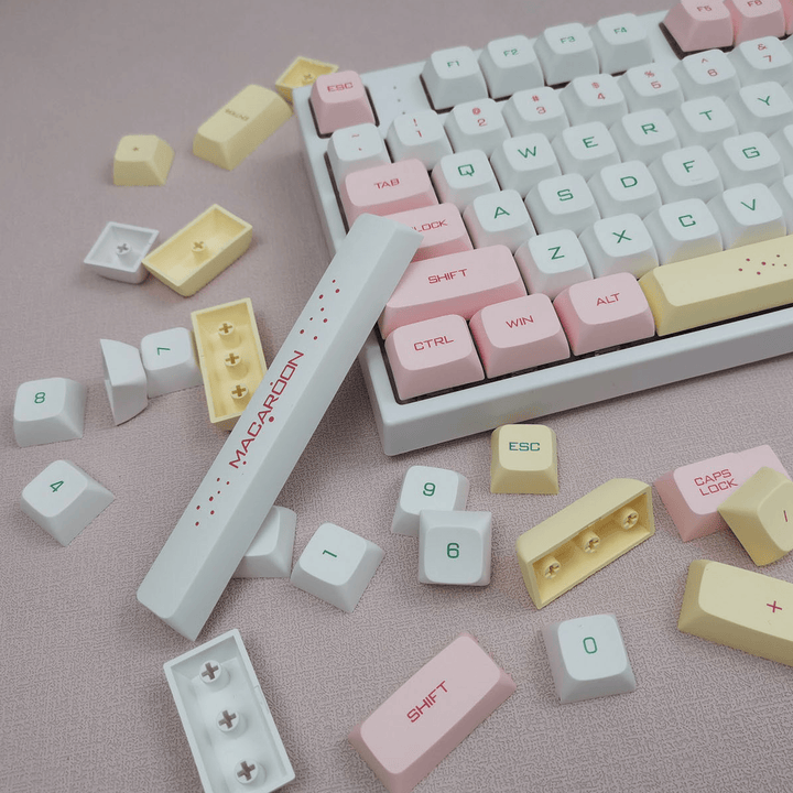 Macaroons - XDA - 125 Keycaps - kromekeycaps