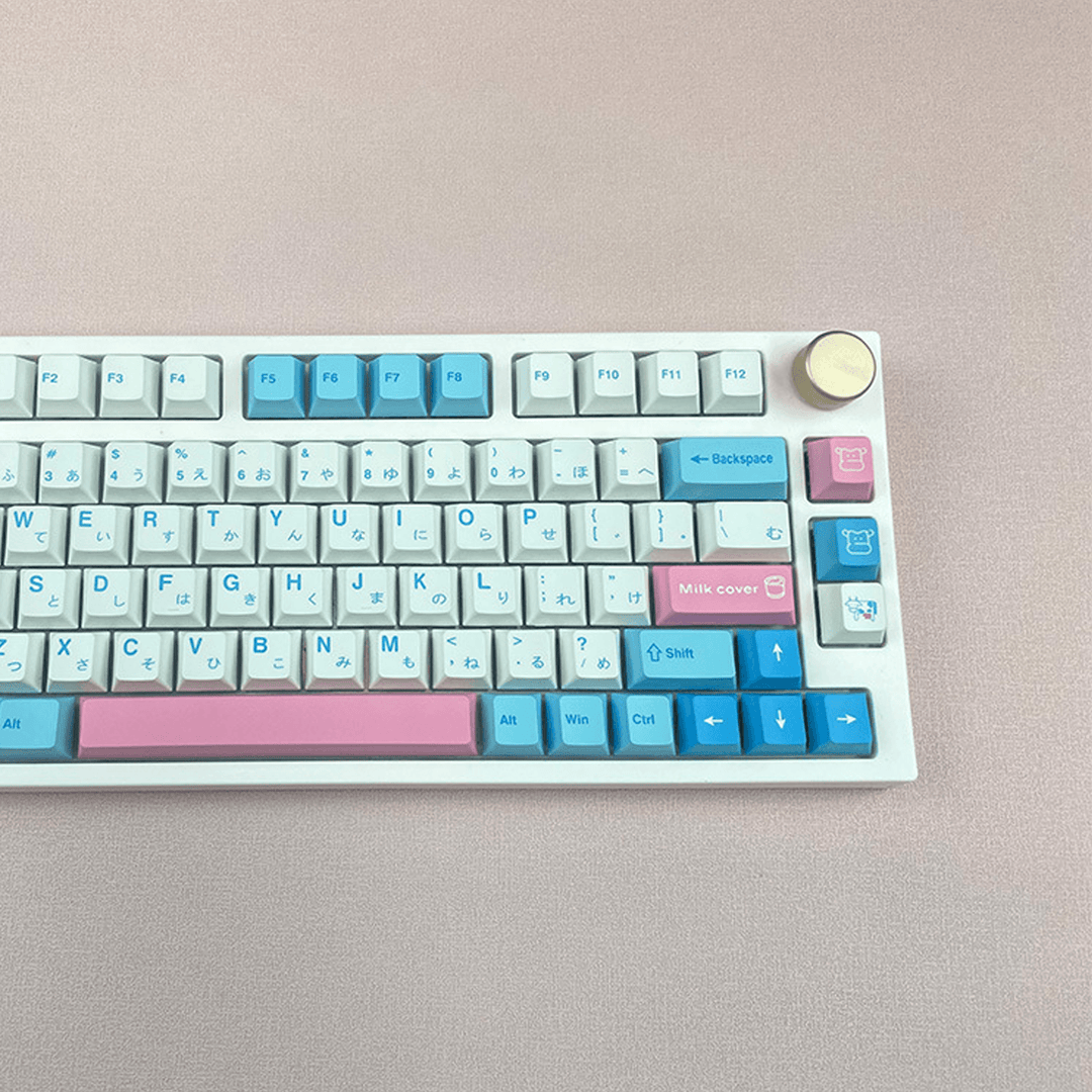 Milk - XDA - 140 Keycaps - kromekeycaps