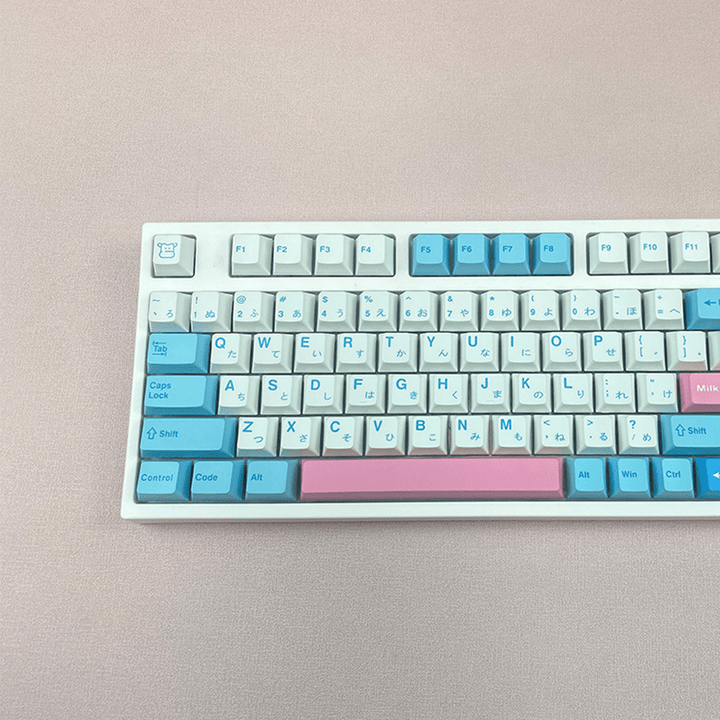 Milk - XDA - 140 Keycaps - kromekeycaps