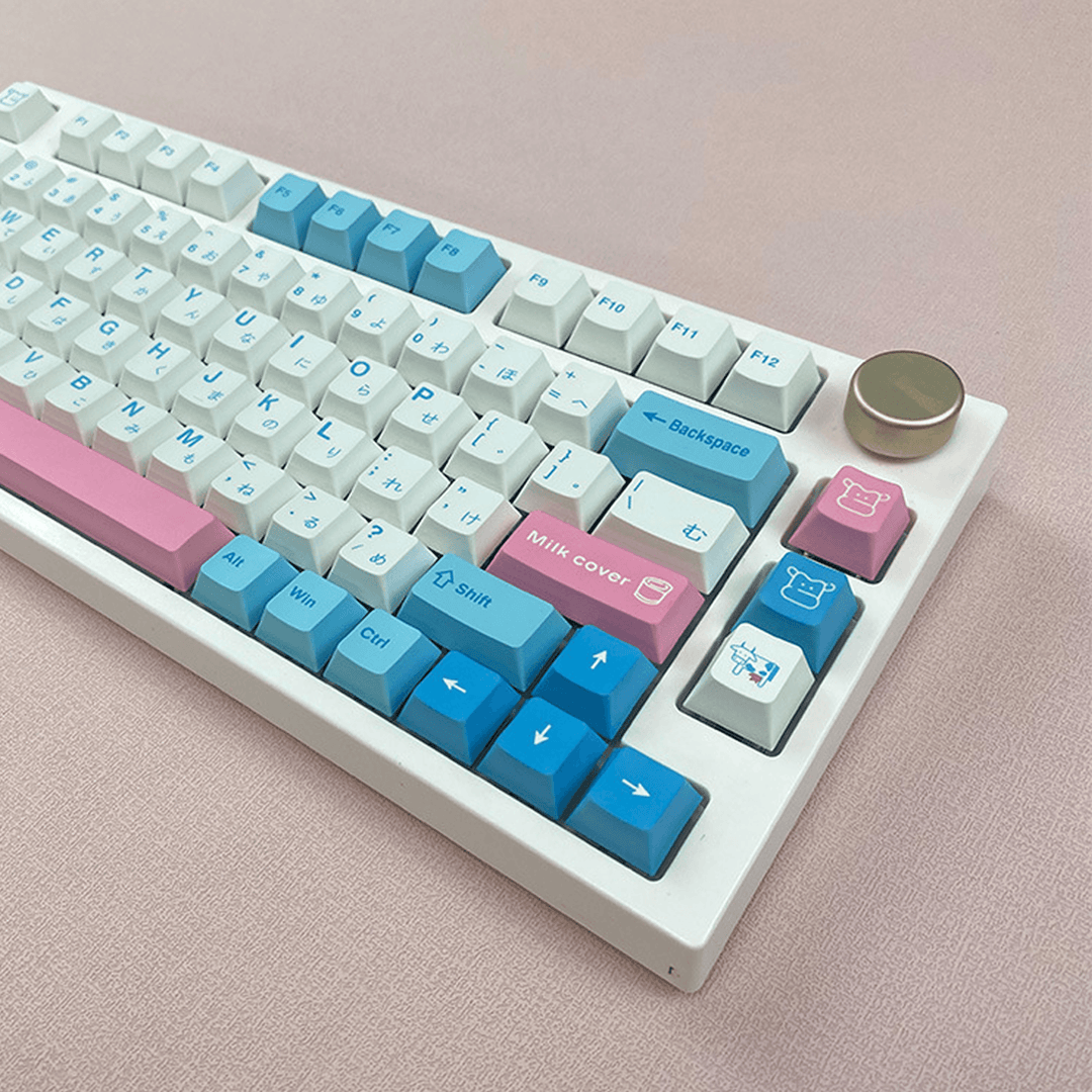 Milk - XDA - 140 Keycaps Krome Keycaps LTD dyesub