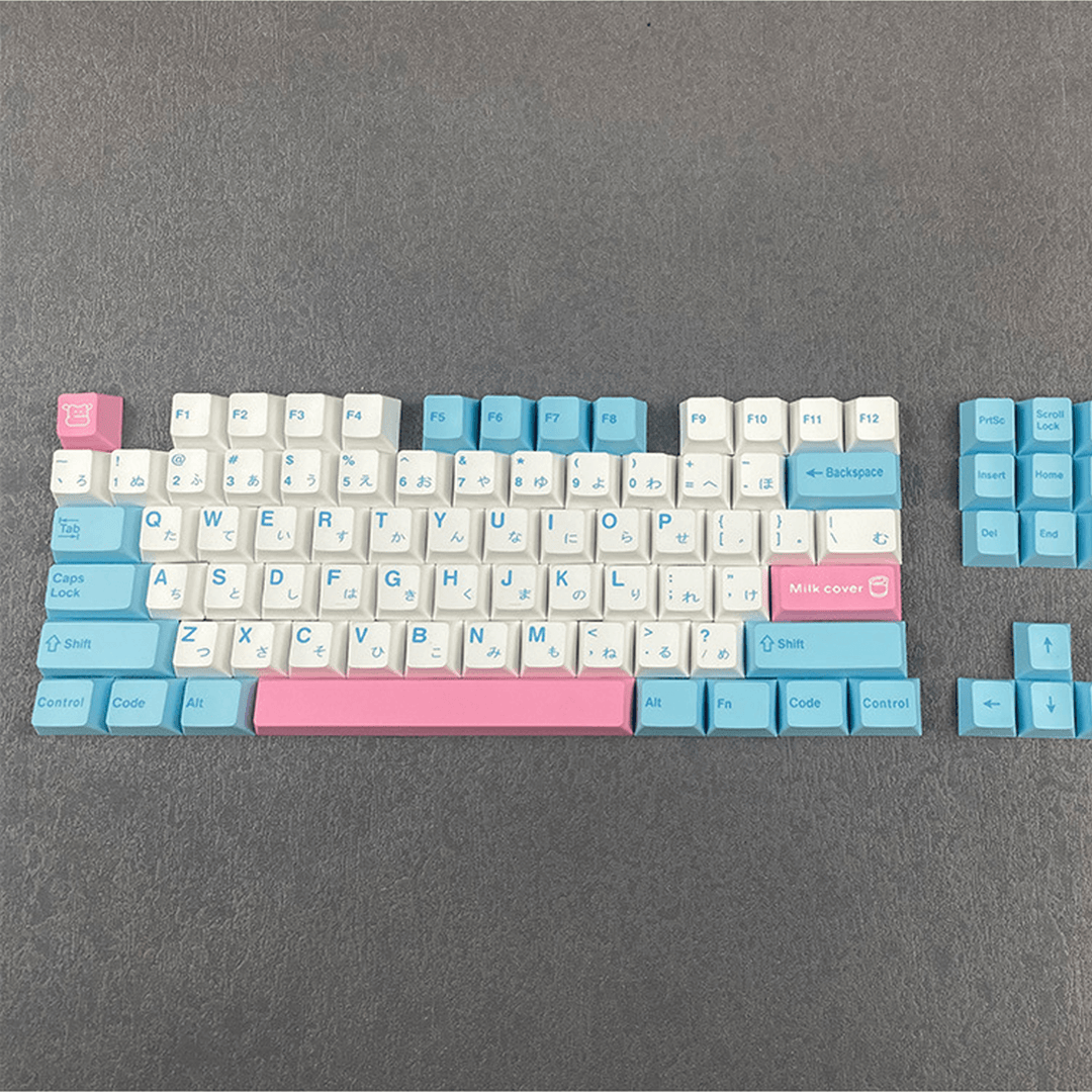 Milk - XDA - 140 Keycaps - kromekeycaps