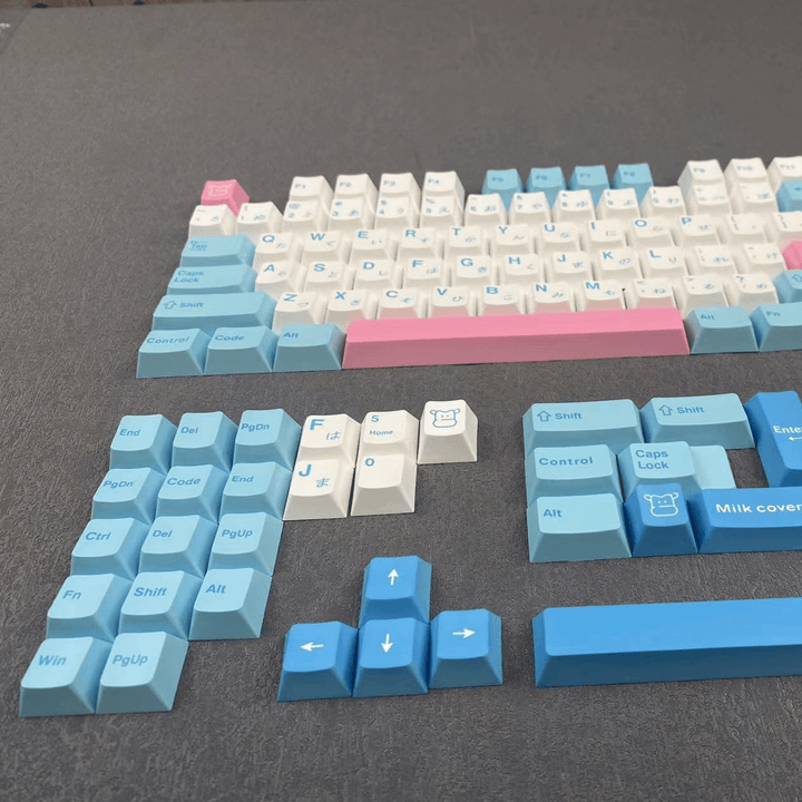 Milk - XDA - 140 Keycaps - kromekeycaps