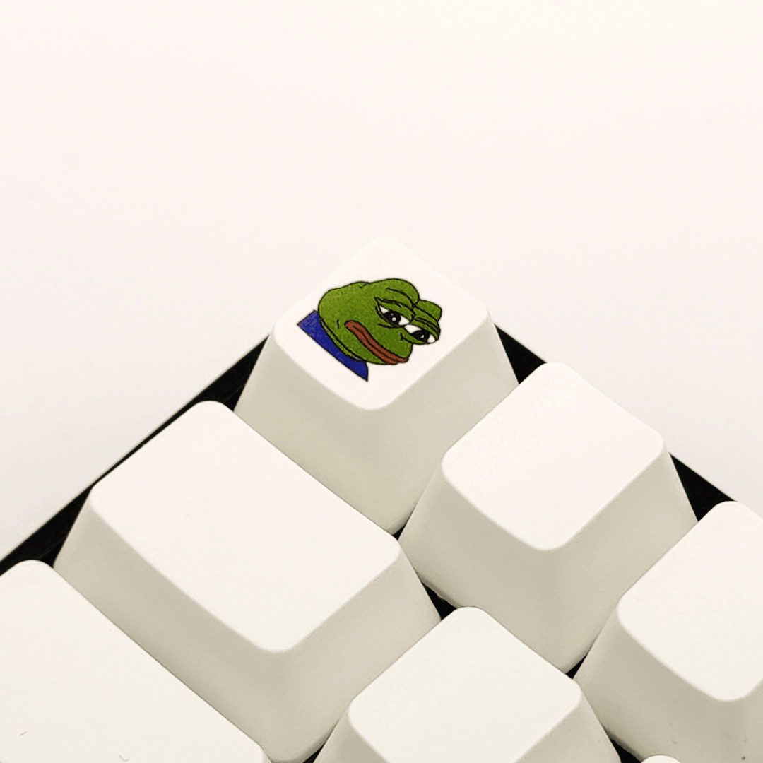 Pepe Custom Keycap Krome Keycaps LTD Individual Keycaps